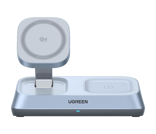 UGREEN Ładowarka indukcyjna 3w1 W711 MagFlowQi2 25W szara 6941876256778 - 1416993 - zdjęcie